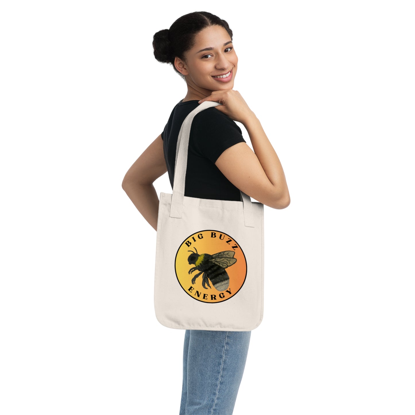 Western Bumble Bee Organic Canvas Tote Bag