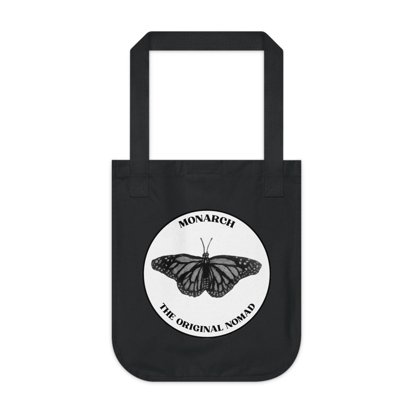 Monarch Butterfly Organic Canvas Tote Bag