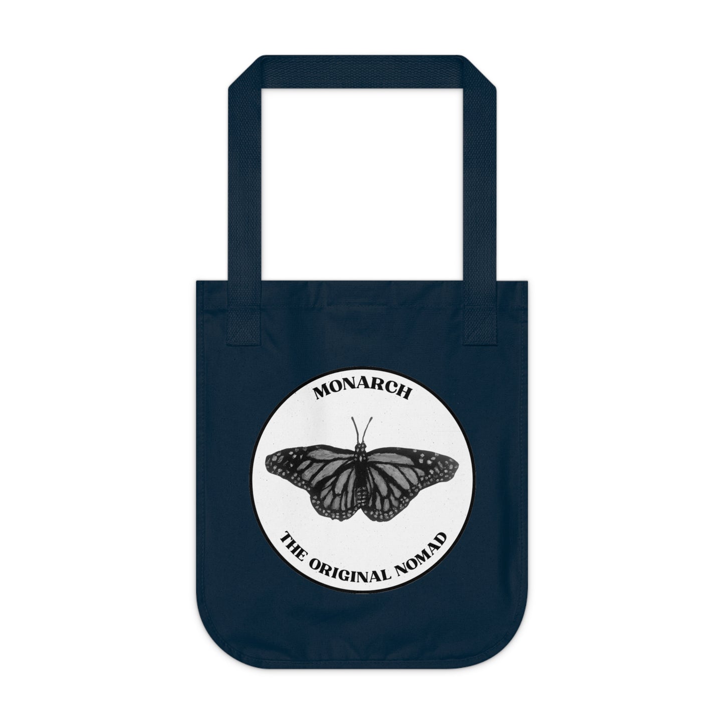 Monarch Butterfly Organic Canvas Tote Bag