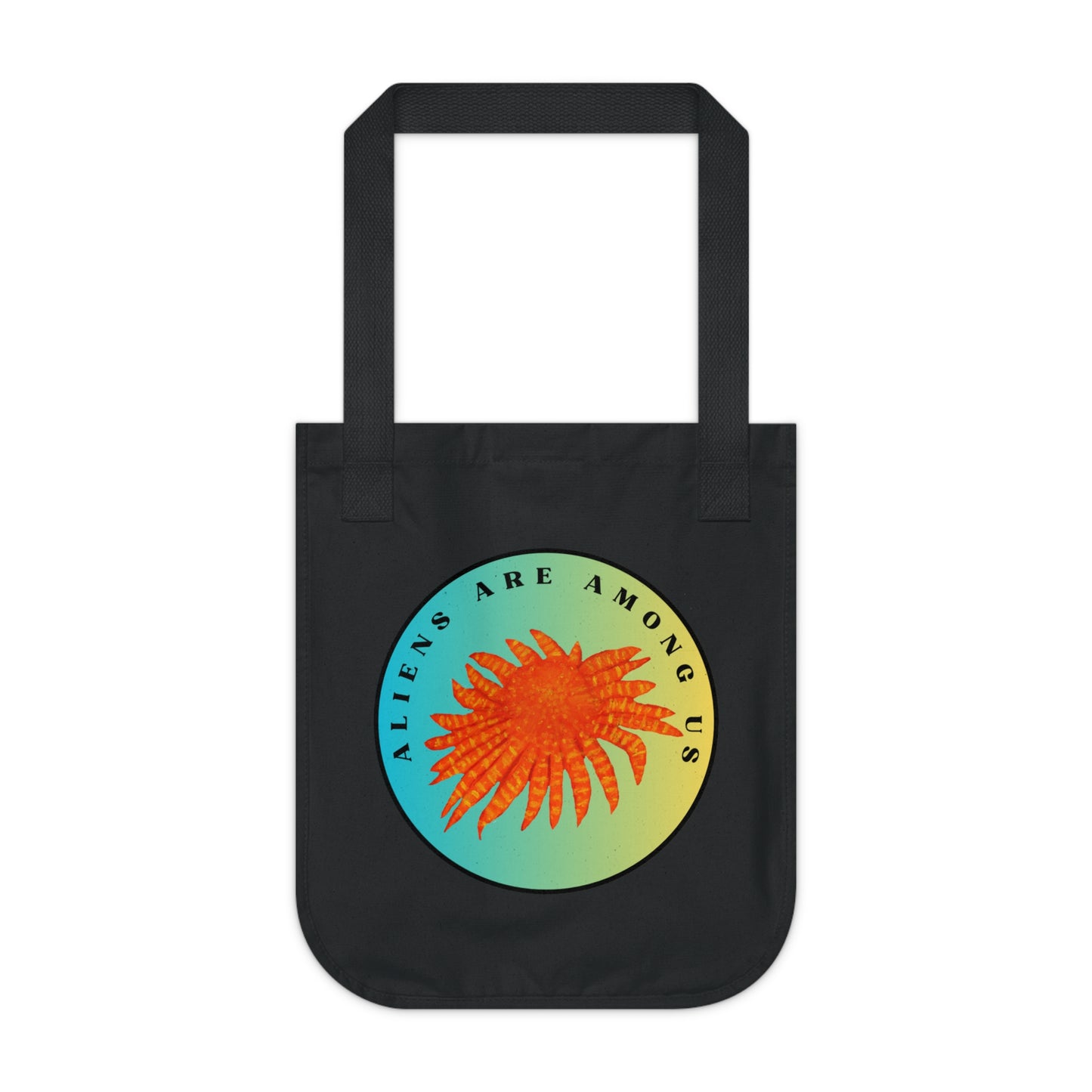 Sunflower Star Organic Canvas Tote Bag