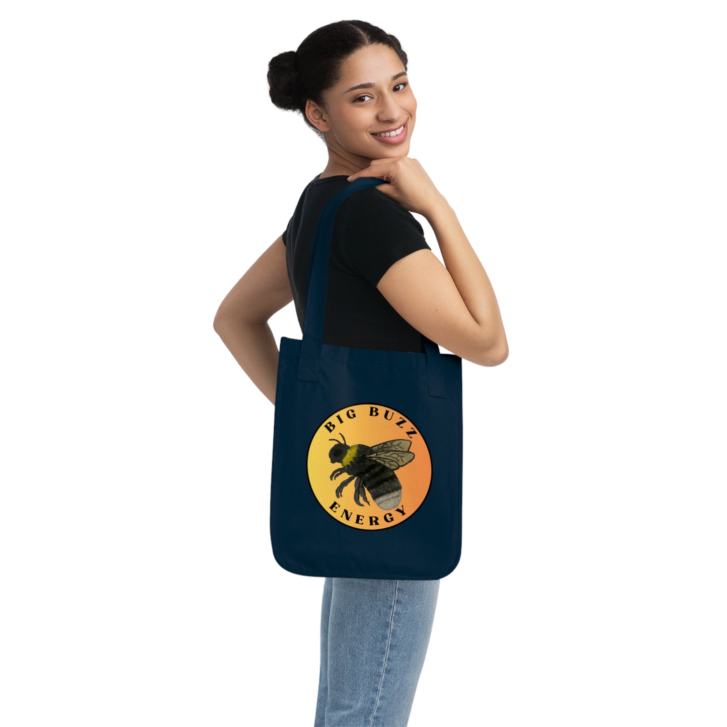 Western Bumble Bee Organic Canvas Tote Bag
