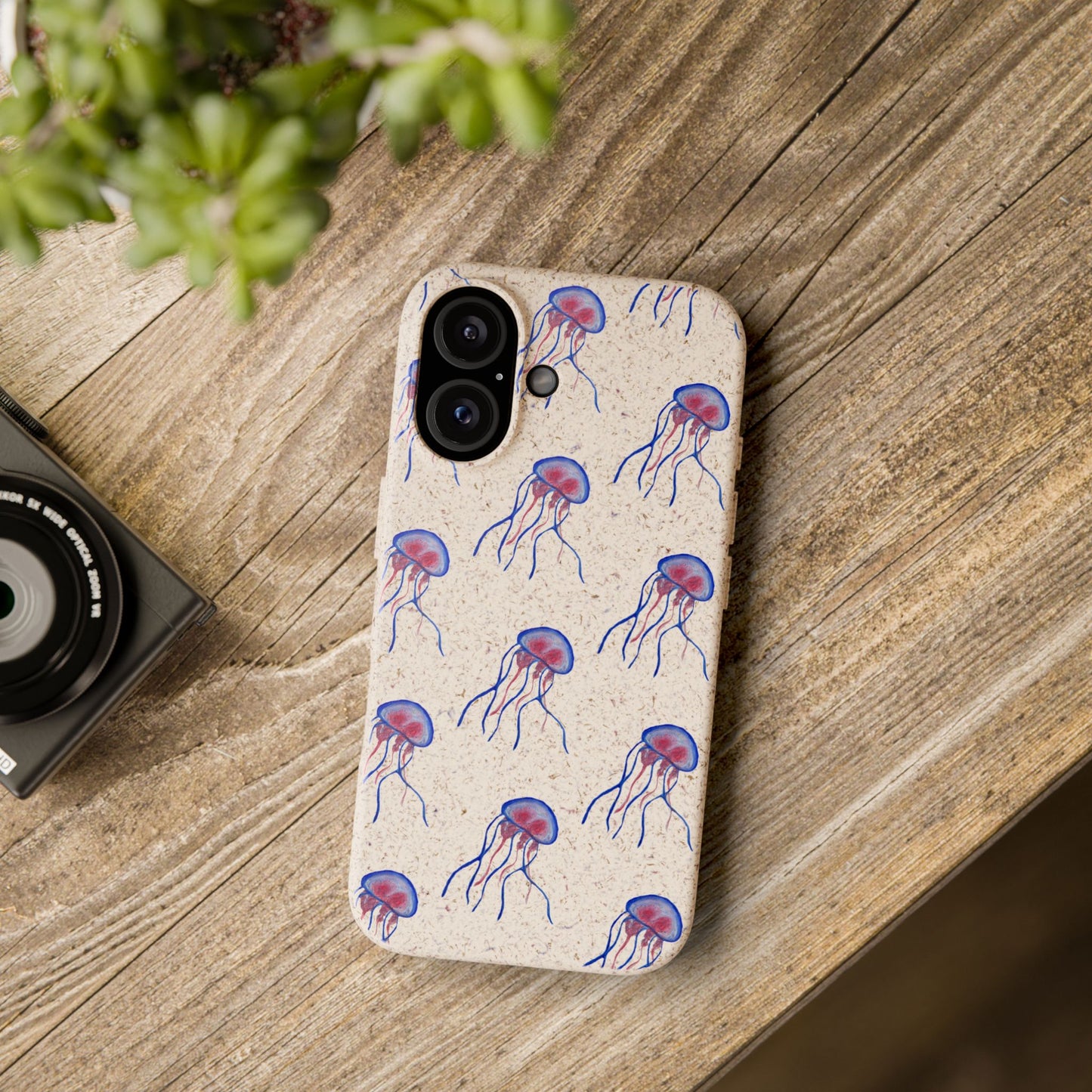 Jellyfish Biodegradable Phone Case (iPhone 11-16 and Samsung Galaxy)