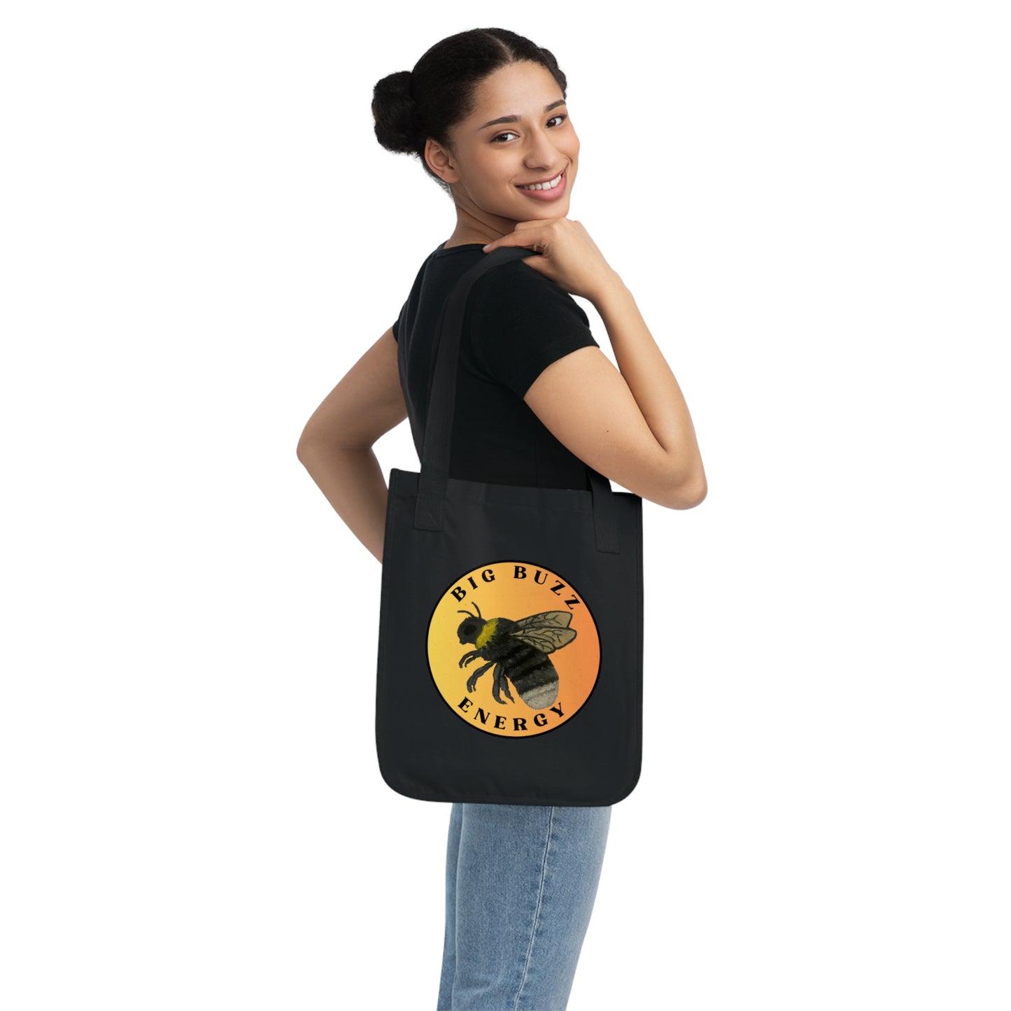 Western Bumble Bee Organic Canvas Tote Bag