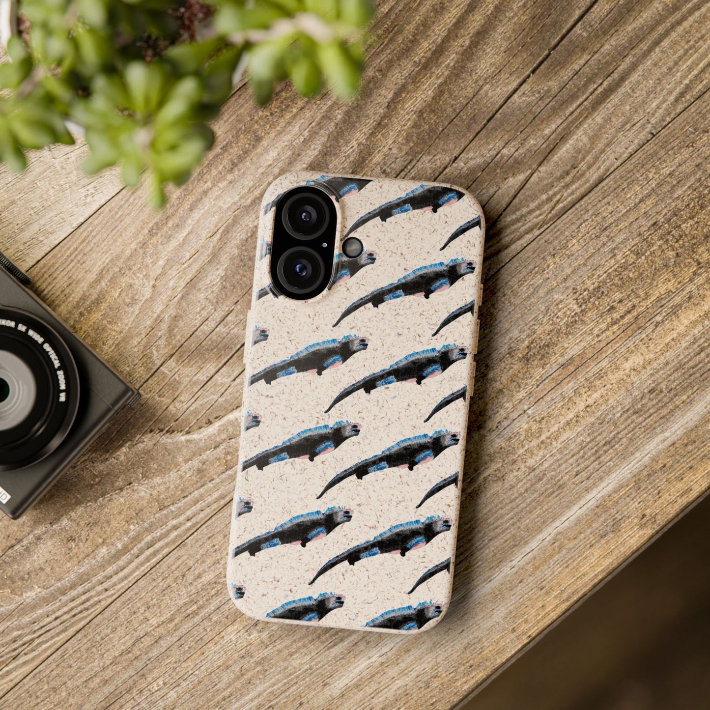Marine Iguana Biodegradable Phone Case (iPhone 11-16 and Samsung Galaxy)