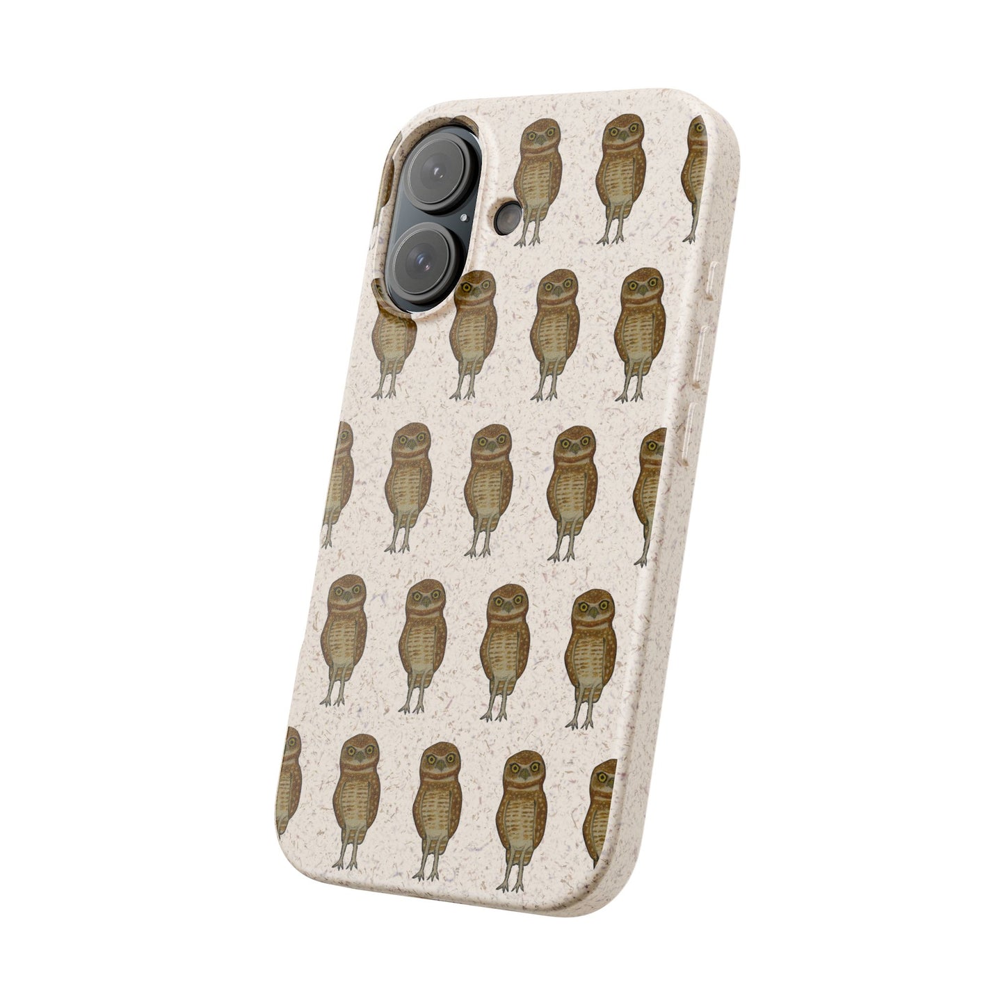 Burrowing Owl Biodegradable Phone Case (iPhone 11-16 and Samsung Galaxy)