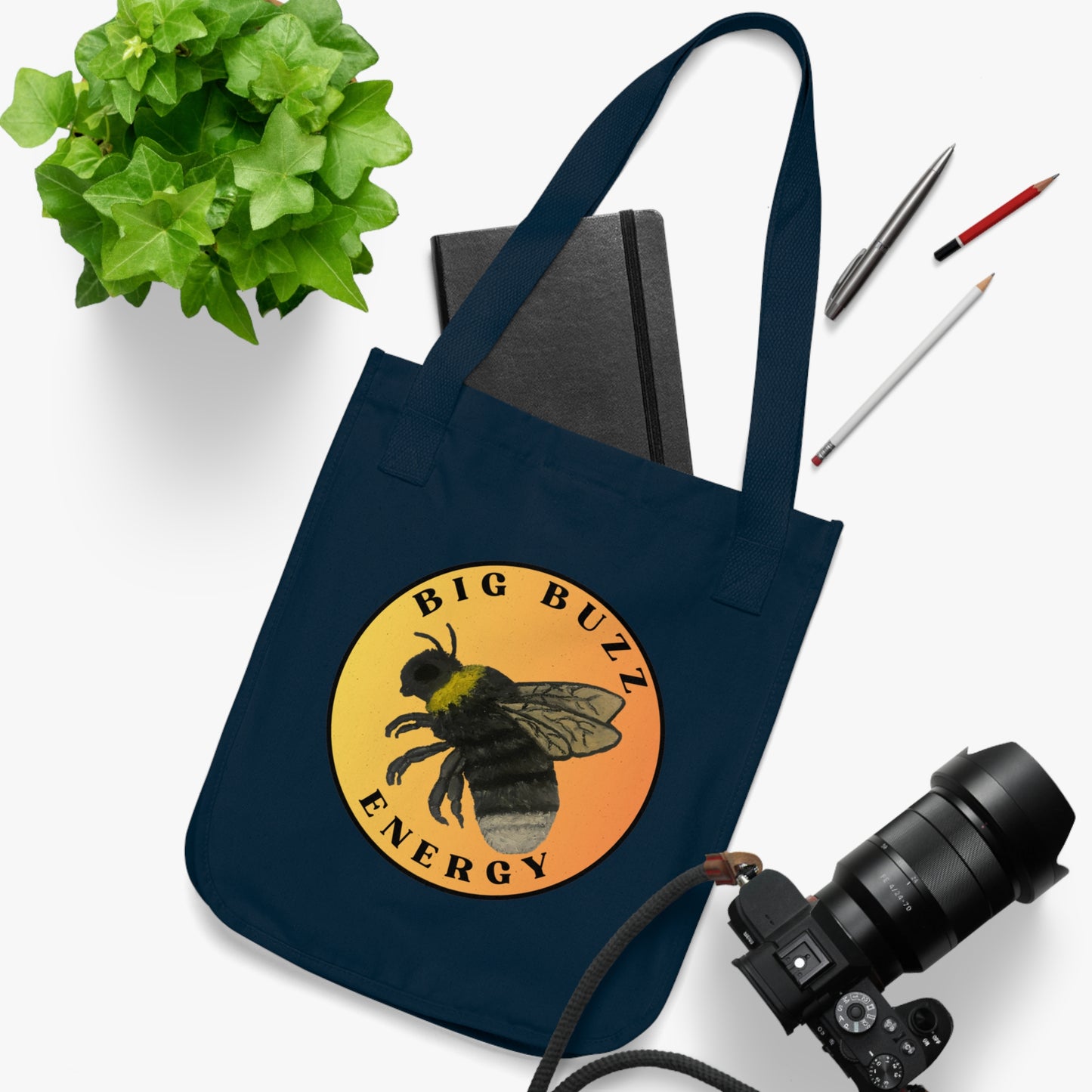 Western Bumble Bee Organic Canvas Tote Bag