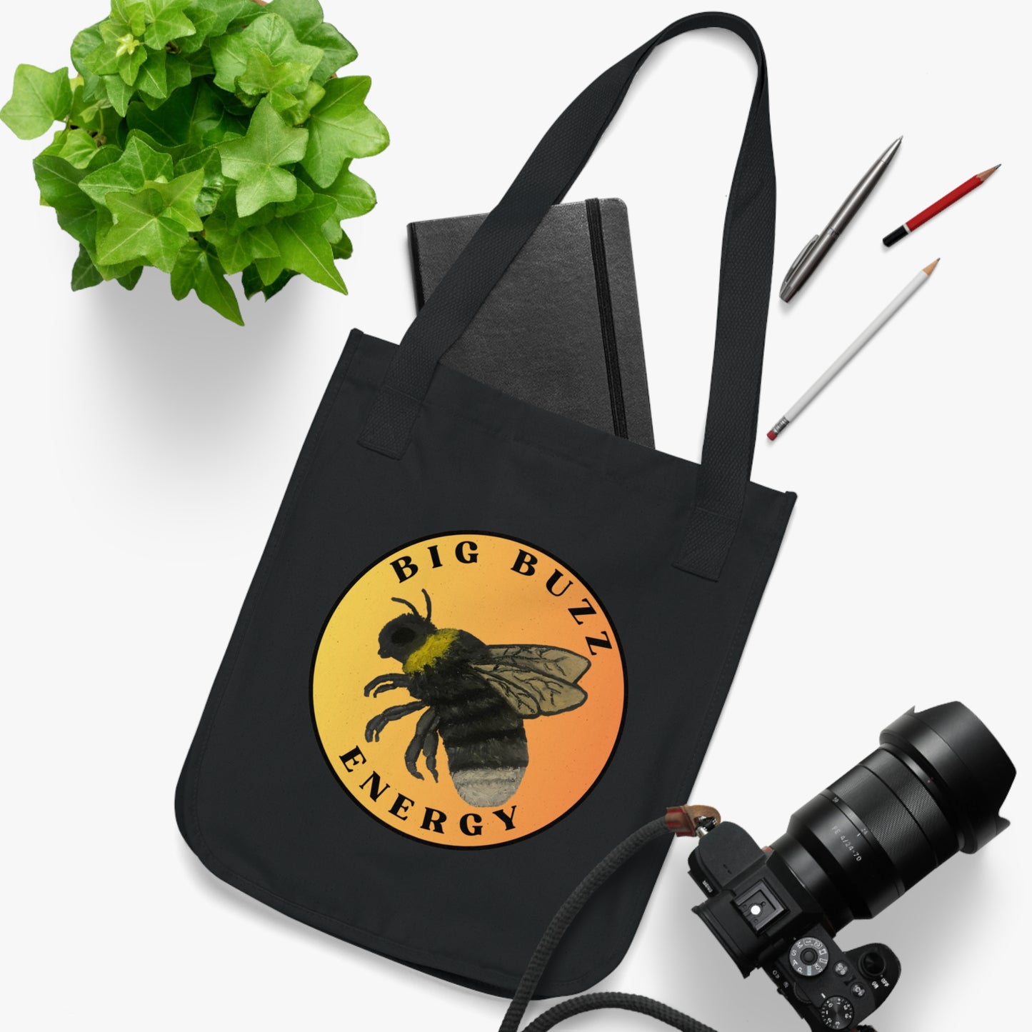 Western Bumble Bee Organic Canvas Tote Bag