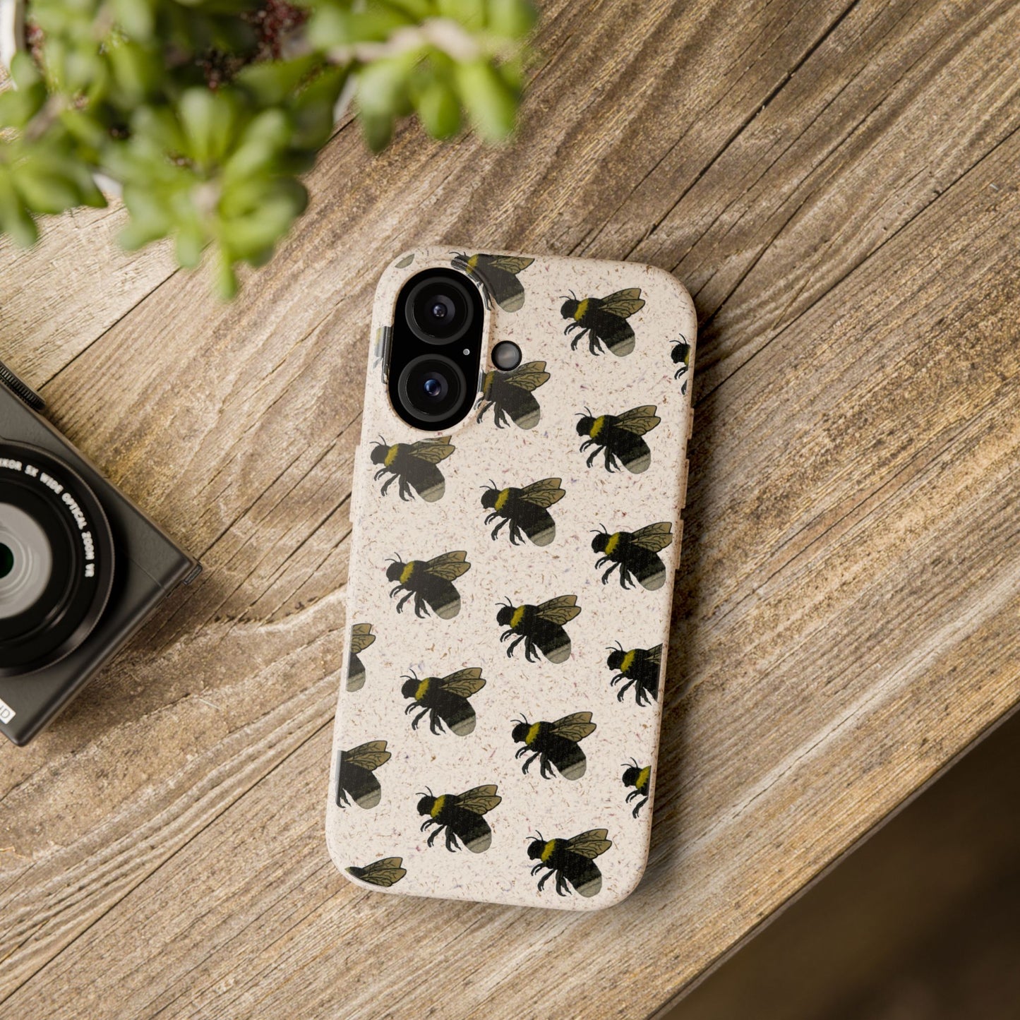 Western Bumble Bee Biodegradable Phone Case (iPhone 11-16 and Samsung Galaxy)