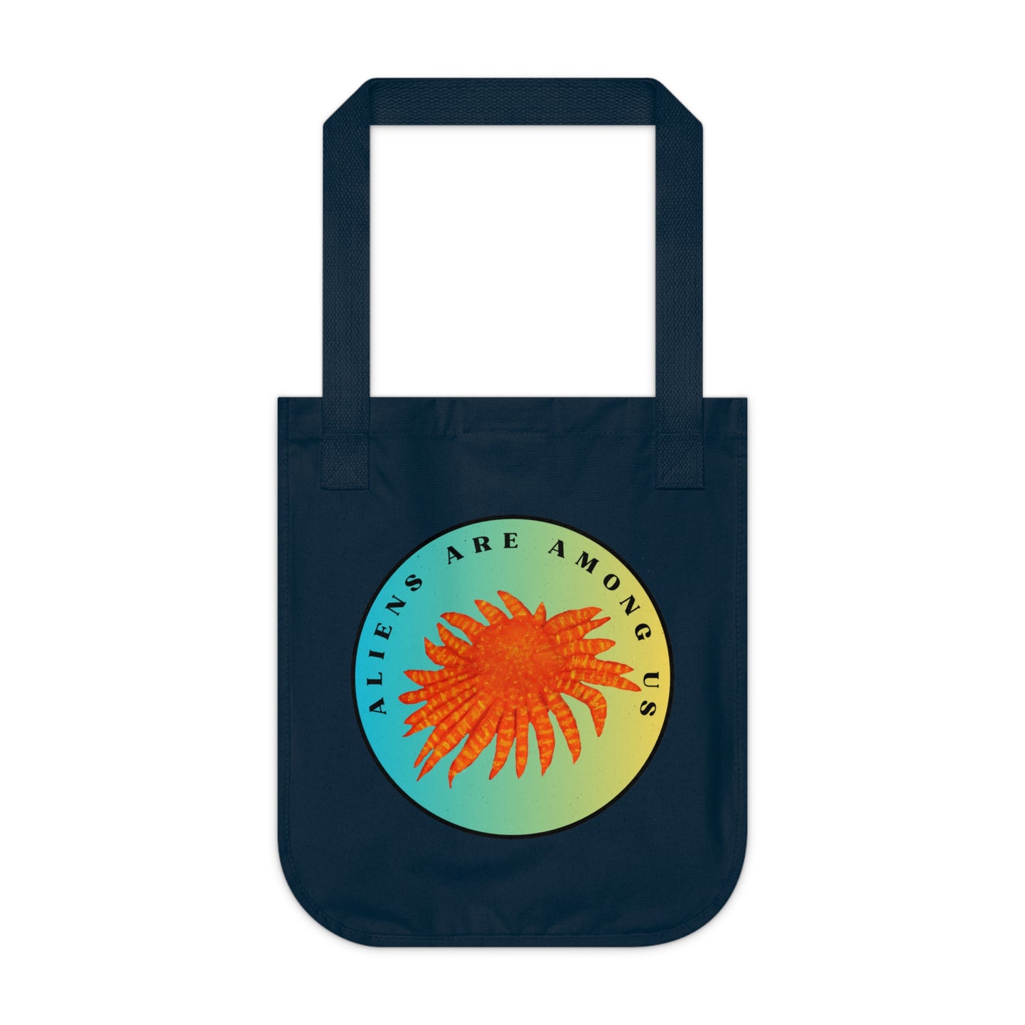 Sunflower Star Organic Canvas Tote Bag