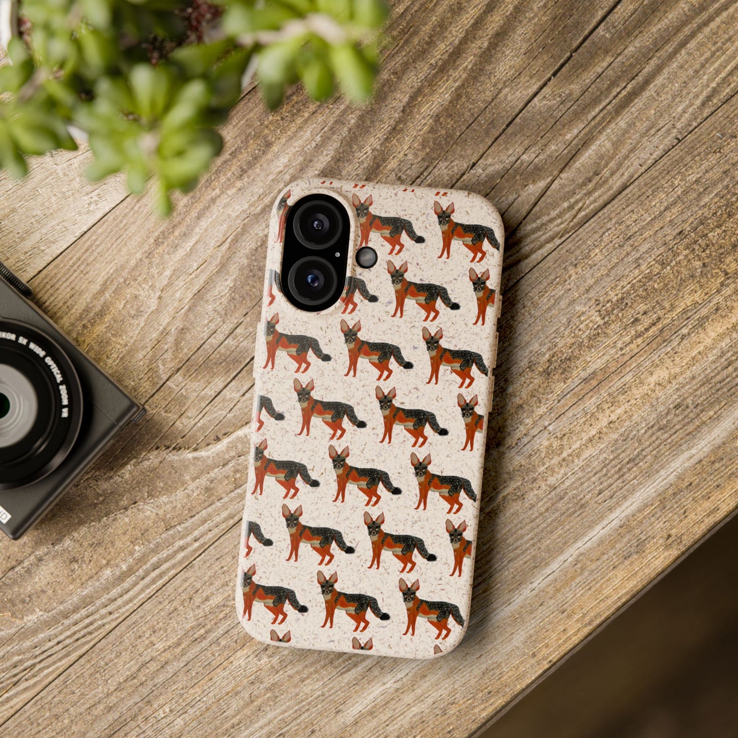 San Joaquin Kit Fox Biodegradable Phone Case (iPhone 11-16 and Samsung Galaxy)