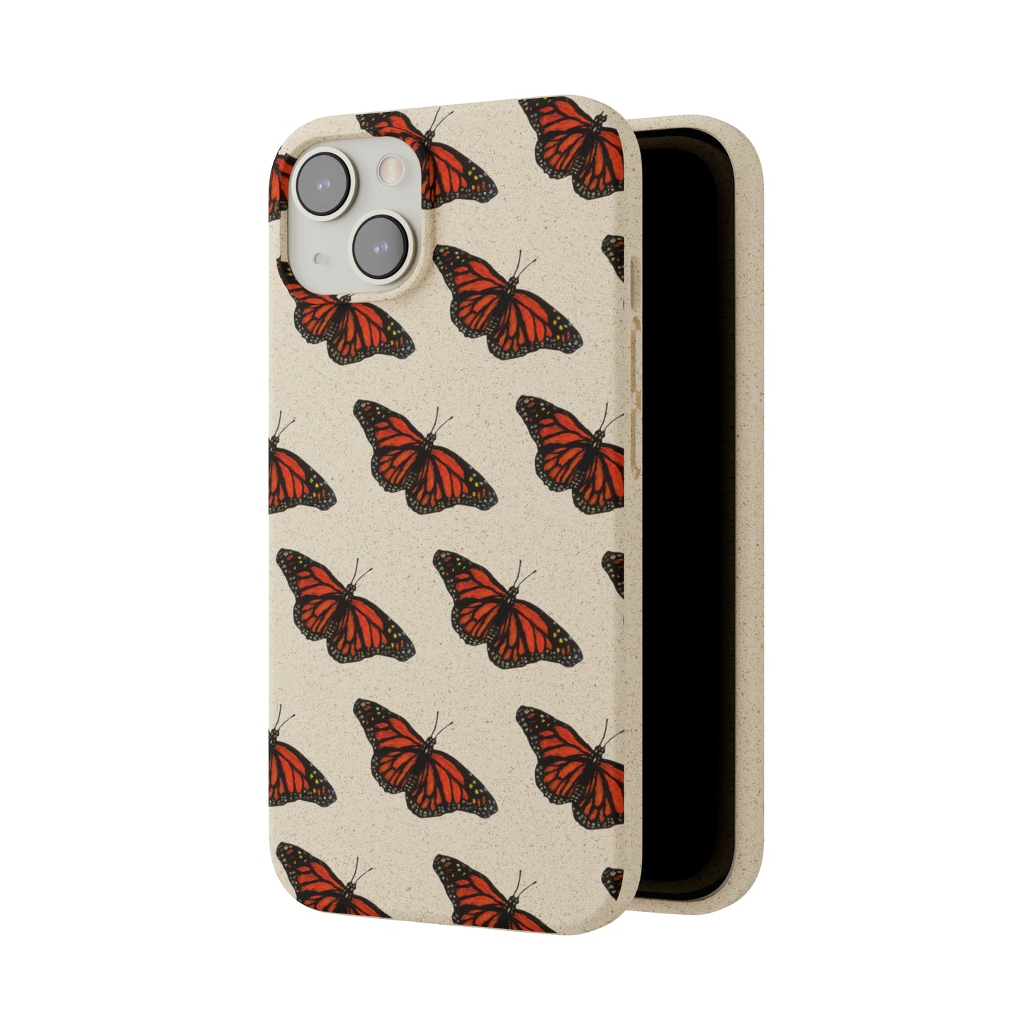 Monarch Butterfly Biodegradable Phone Case - iPhone 13