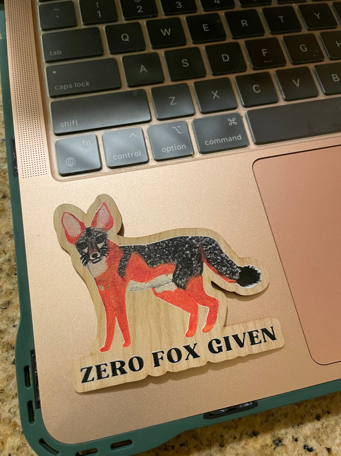 San Joaquin Kit Fox Wooden Sticker