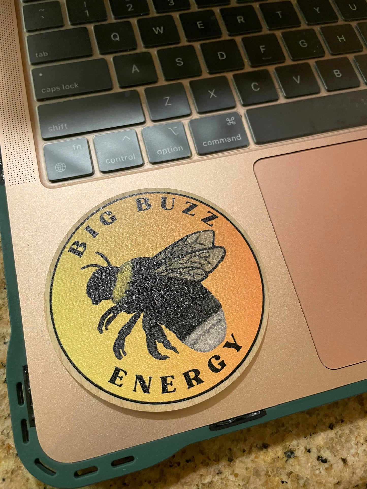 Western Bumble Bee Wooden Sticker