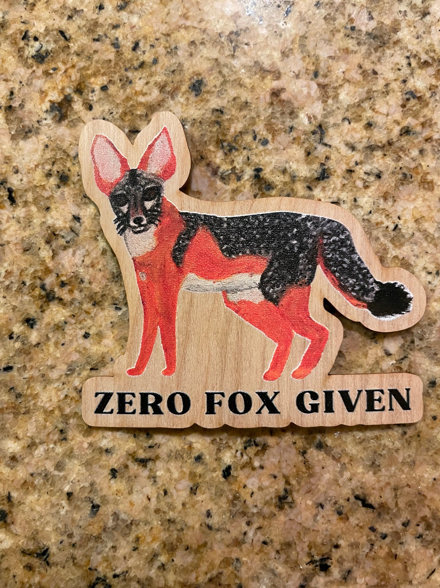 San Joaquin Kit Fox Wooden Sticker