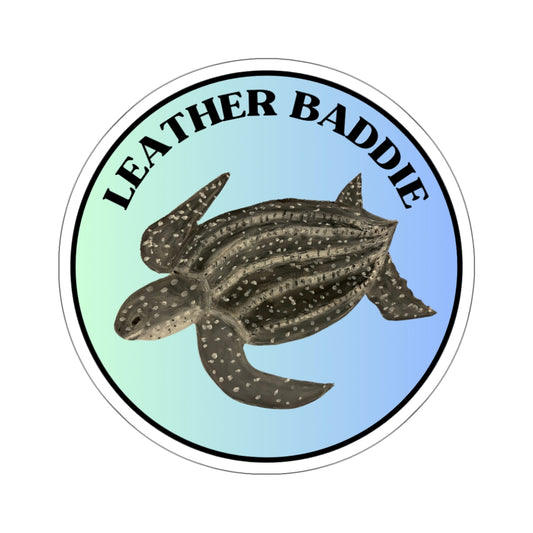 Leatherback Sea Turtle Sticker - Leather Baddie