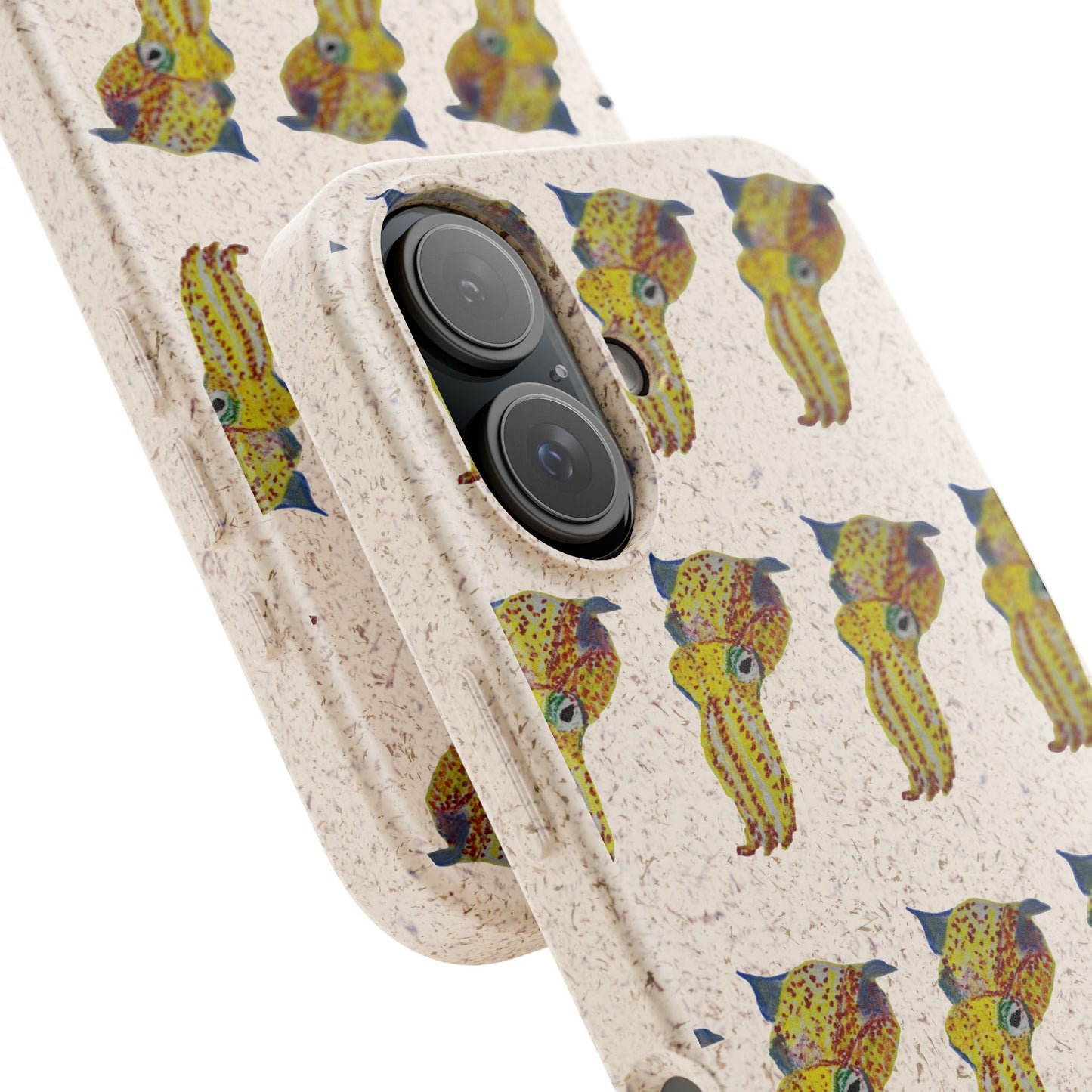 Biodegradable Phone Case — Bobtail Squid (iPhone 11-17)