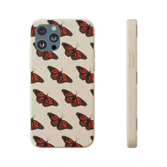 Monarch Butterfly Biodegradable Phone Case - iPhone 12 Pro Max