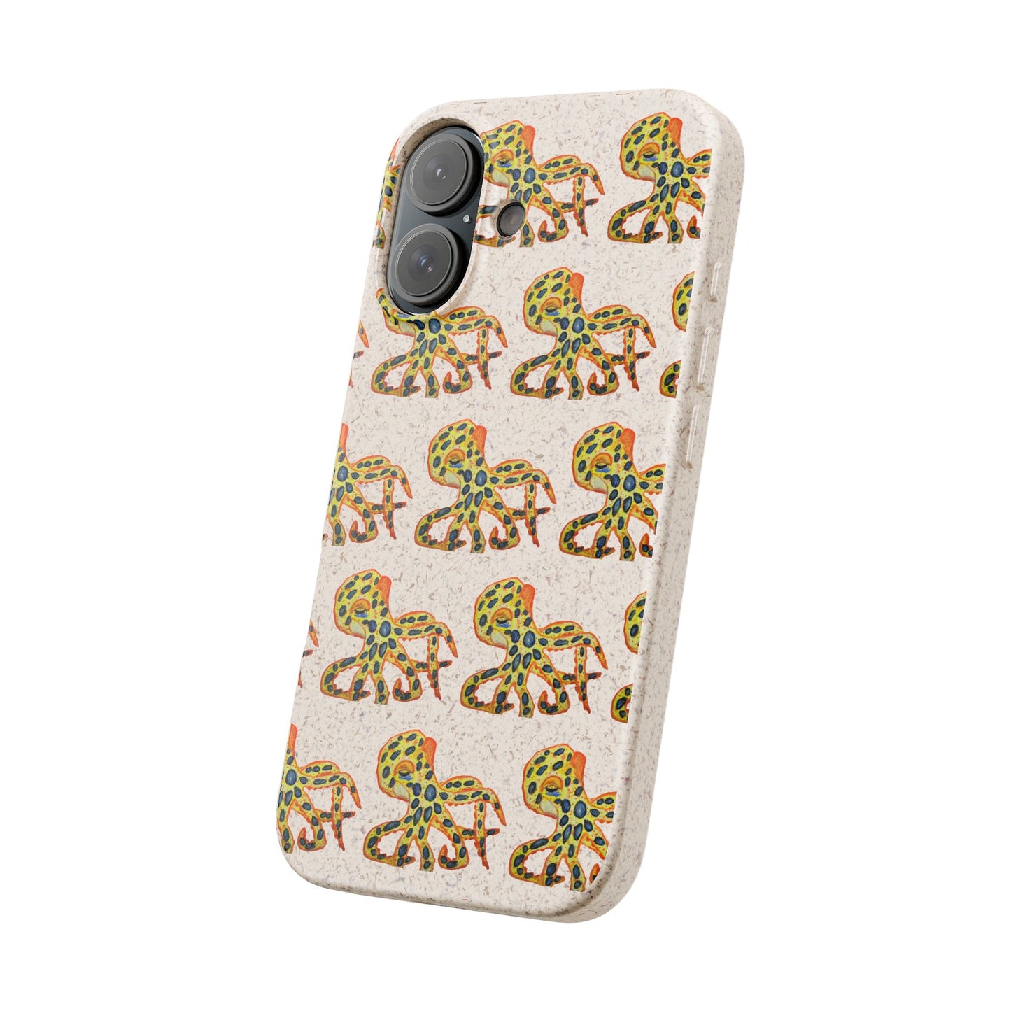 Blue-ringed Octopus Biodegradable Phone Case (iPhone 11-17)