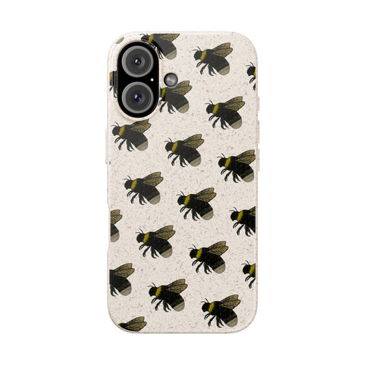 Western Bumble Bee Biodegradable Phone Case (iPhone 11-16 and Samsung Galaxy)
