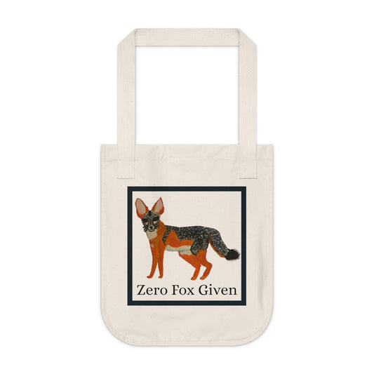 San Joaquin Kit Fox Organic Canvas Tote Bag