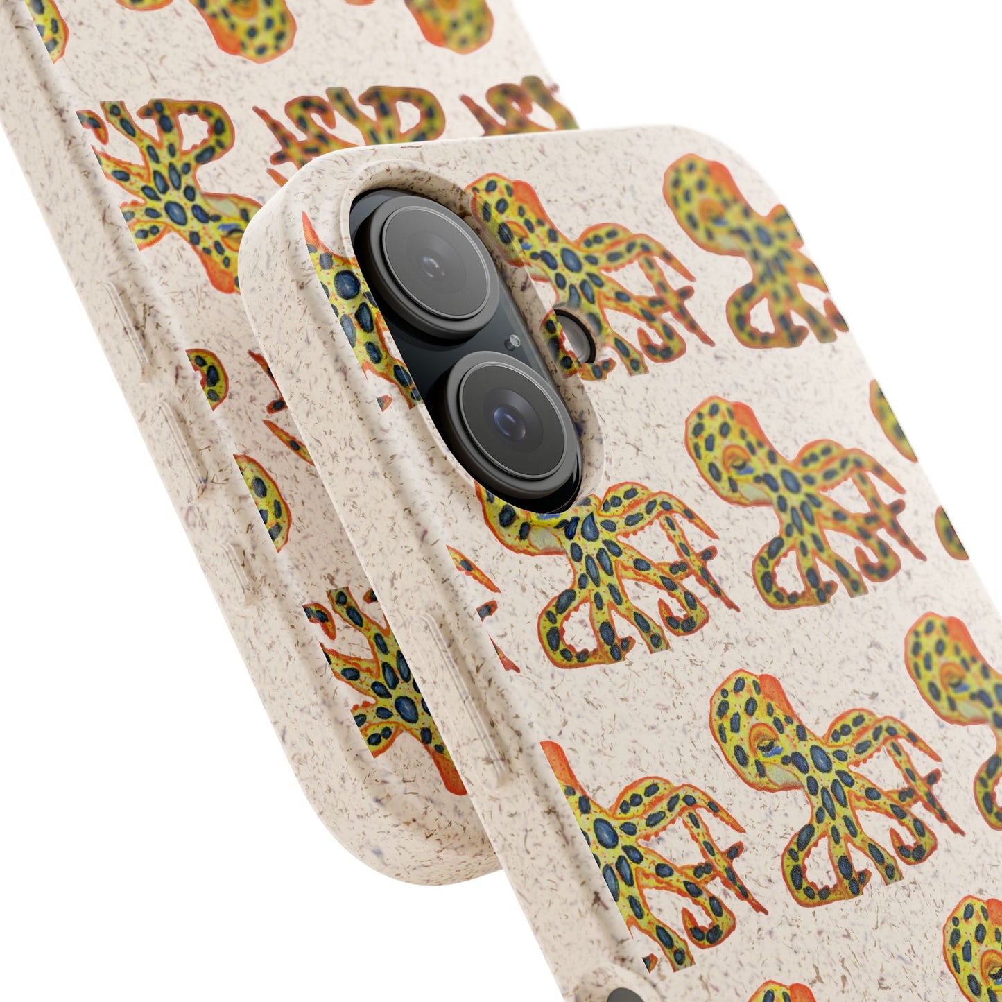 Blue-ringed Octopus Biodegradable Phone Case (iPhone 11-17)