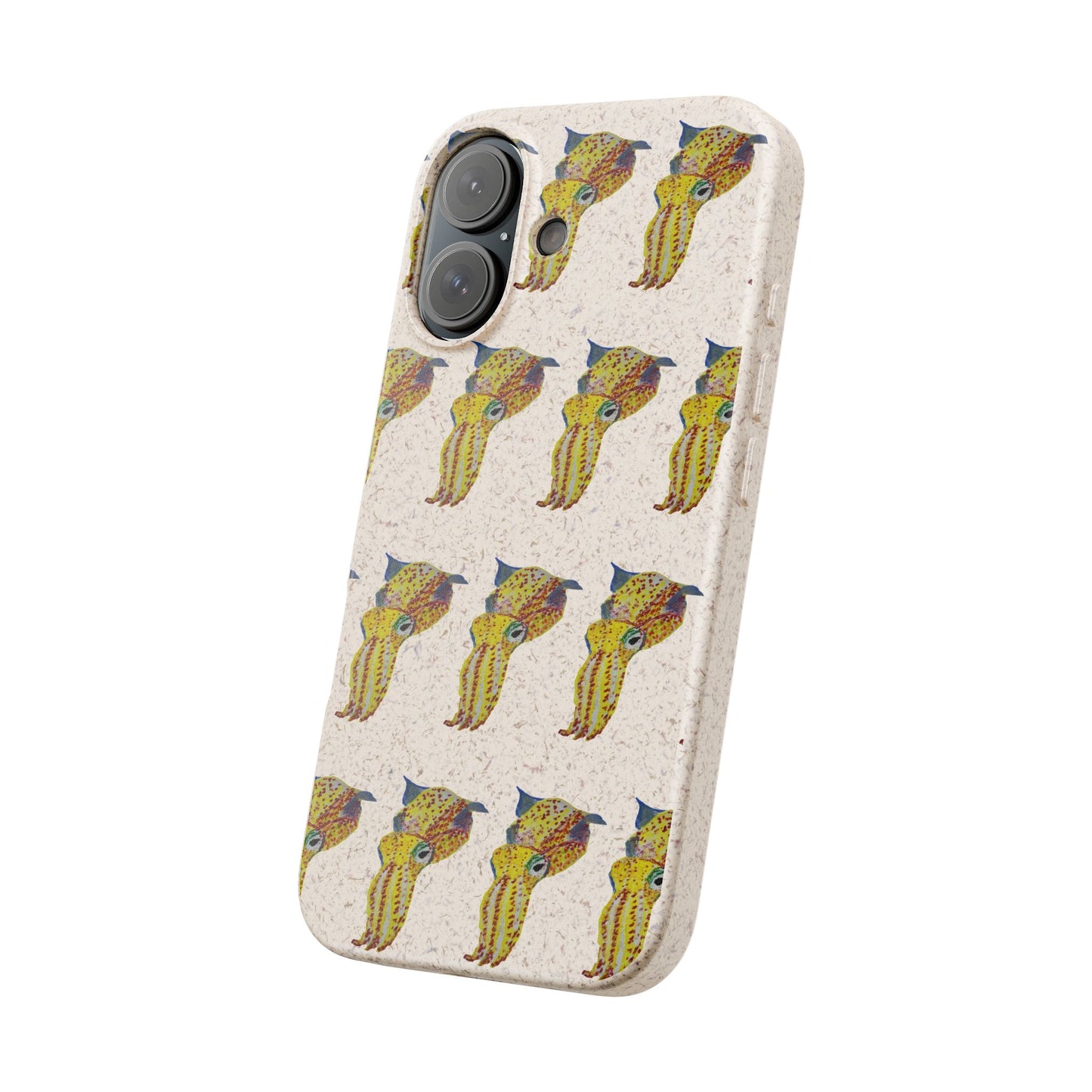 Biodegradable Phone Case — Bobtail Squid (iPhone 11-17)