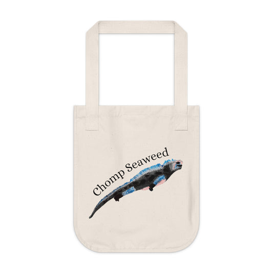 Marine Iguana Organic Canvas Tote Bag